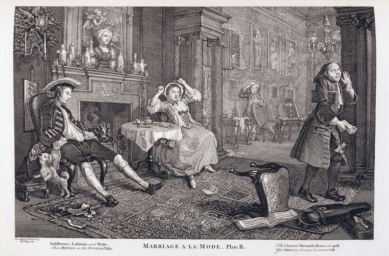 Házasság a la Mode-ban alkotó: William Hogarth
