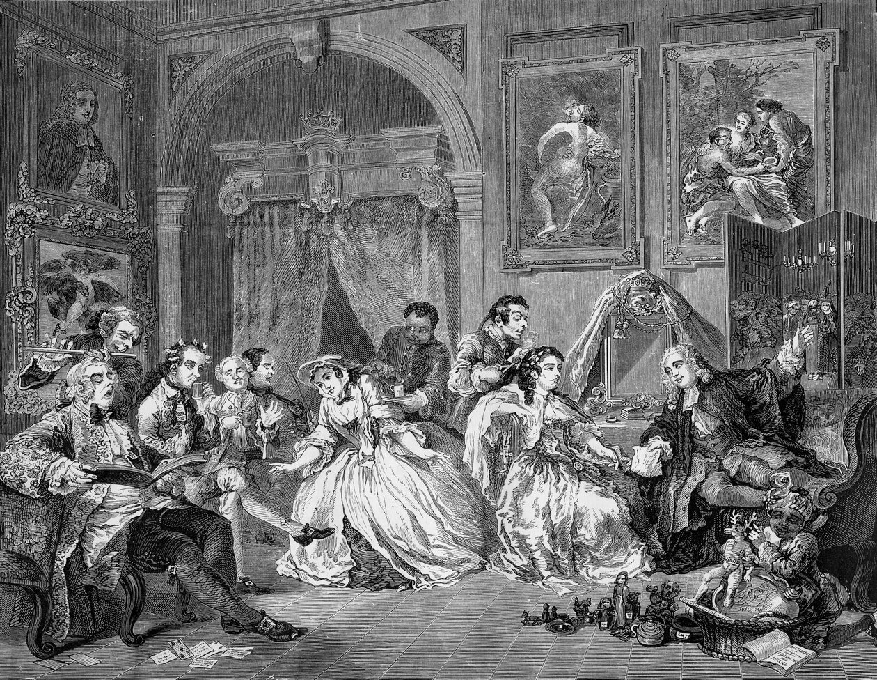 Házasság a la Mode – William Hogarth alkotó: William Hogarth