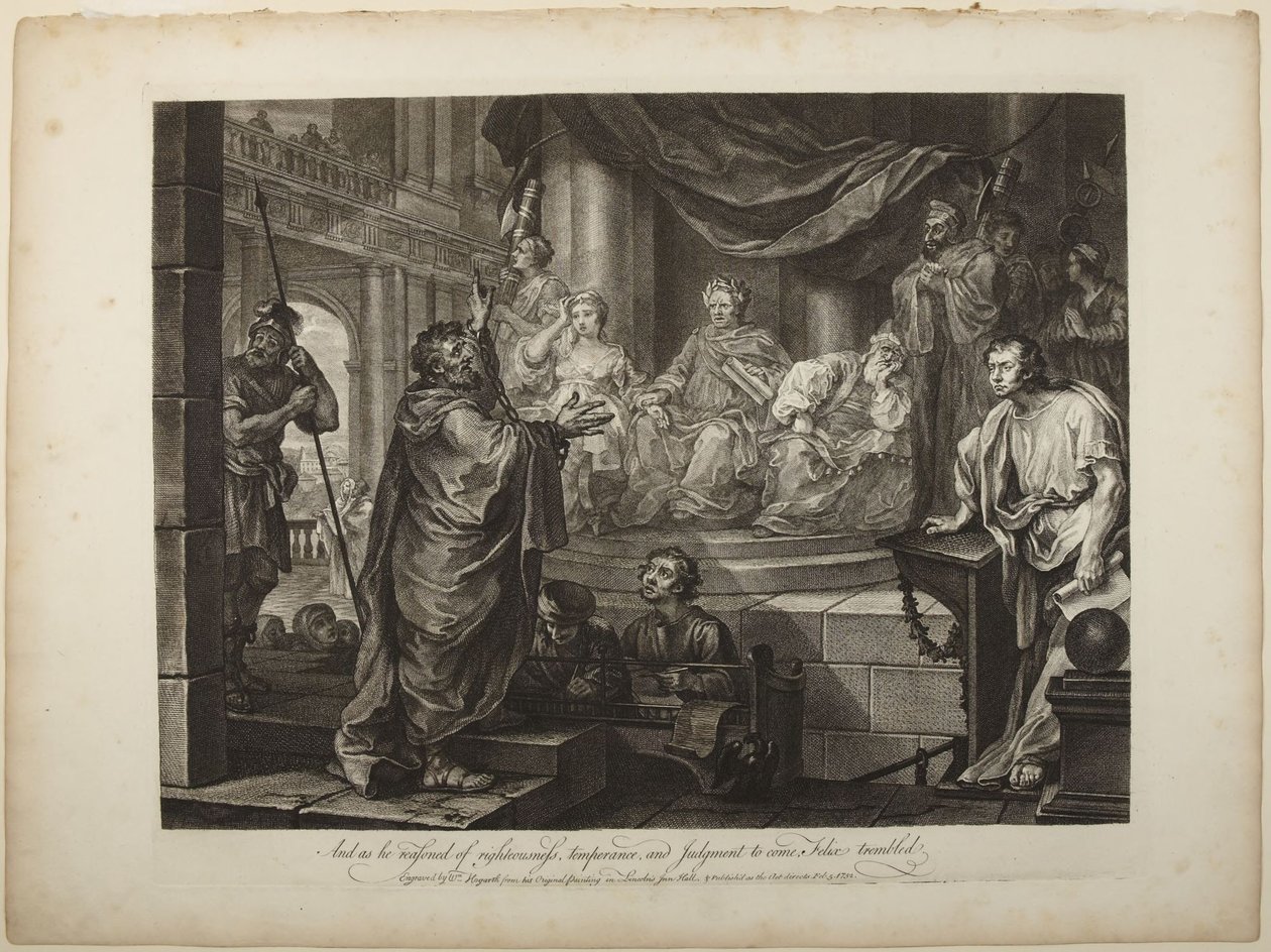 Pál Félix előtt alkotó: William Hogarth