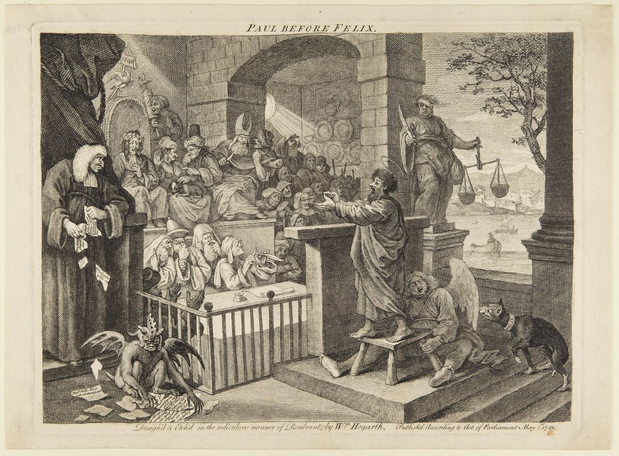 Pál Félix előtt alkotó: William Hogarth