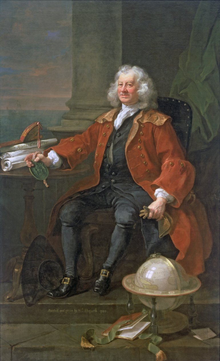 Coram kapitány (kb.1668-1751) portréja 1740 alkotó: William Hogarth