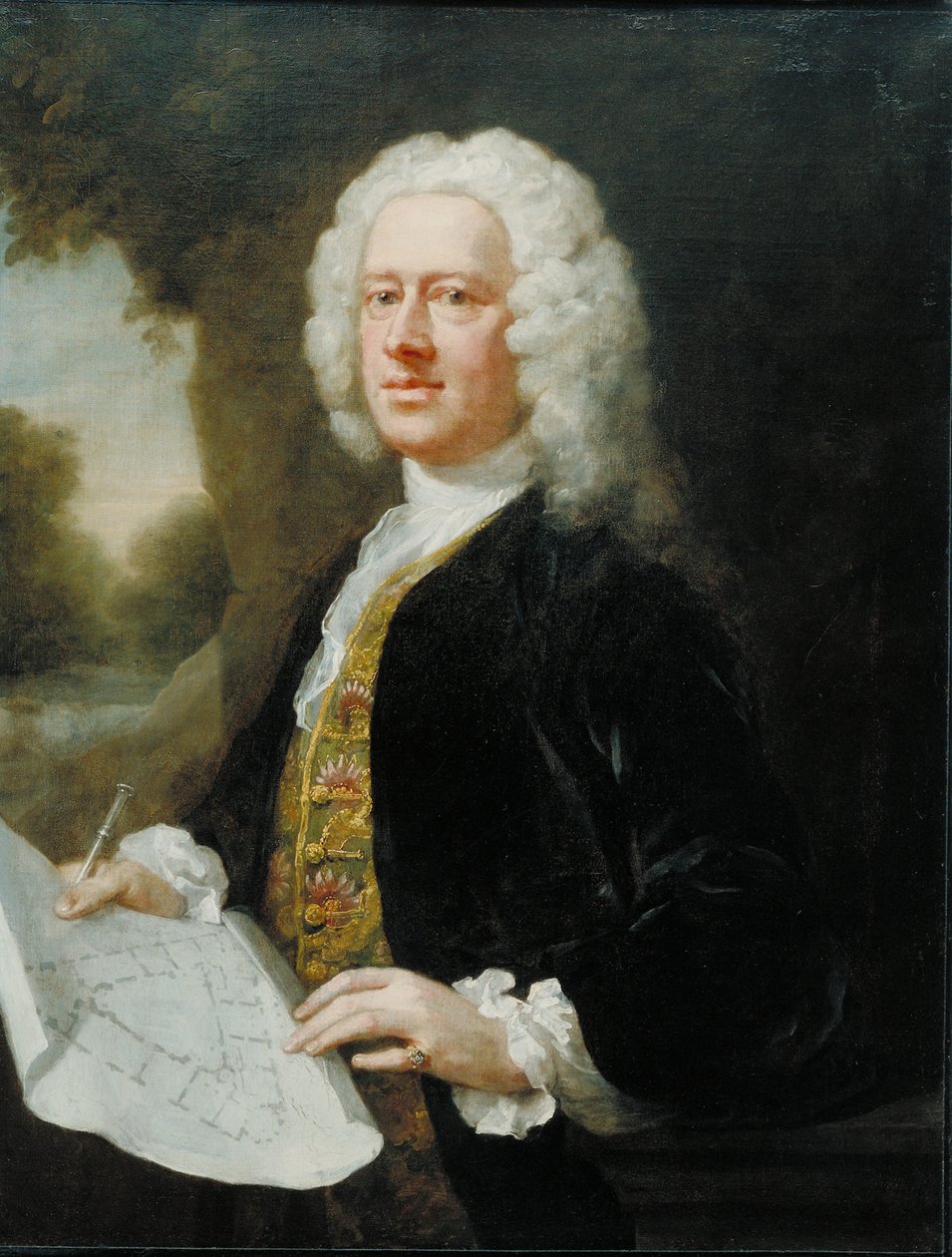 Theodore Jacobson portréja, 1742 alkotó: William Hogarth