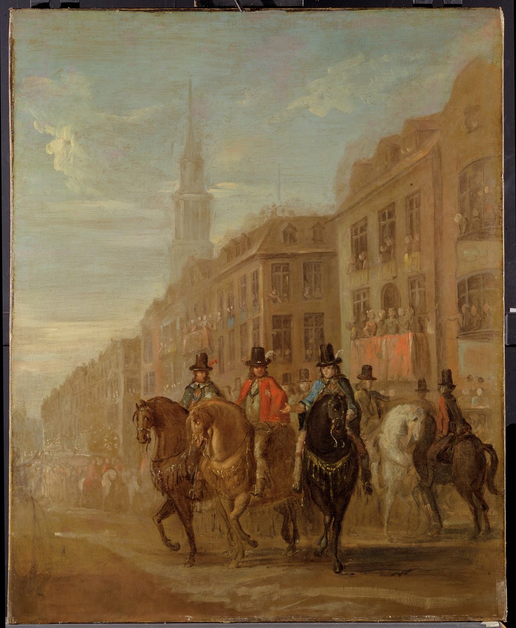 II. Károly restaurációs körmenete Cheapside-ban, 1745 körül alkotó: William Hogarth