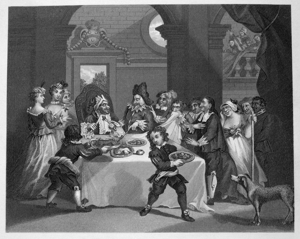 Sanchót kiéheztette az orvosa alkotó: William Hogarth