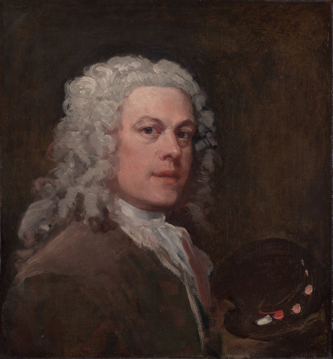 Önarckép, kb. 1735. alkotó: William Hogarth
