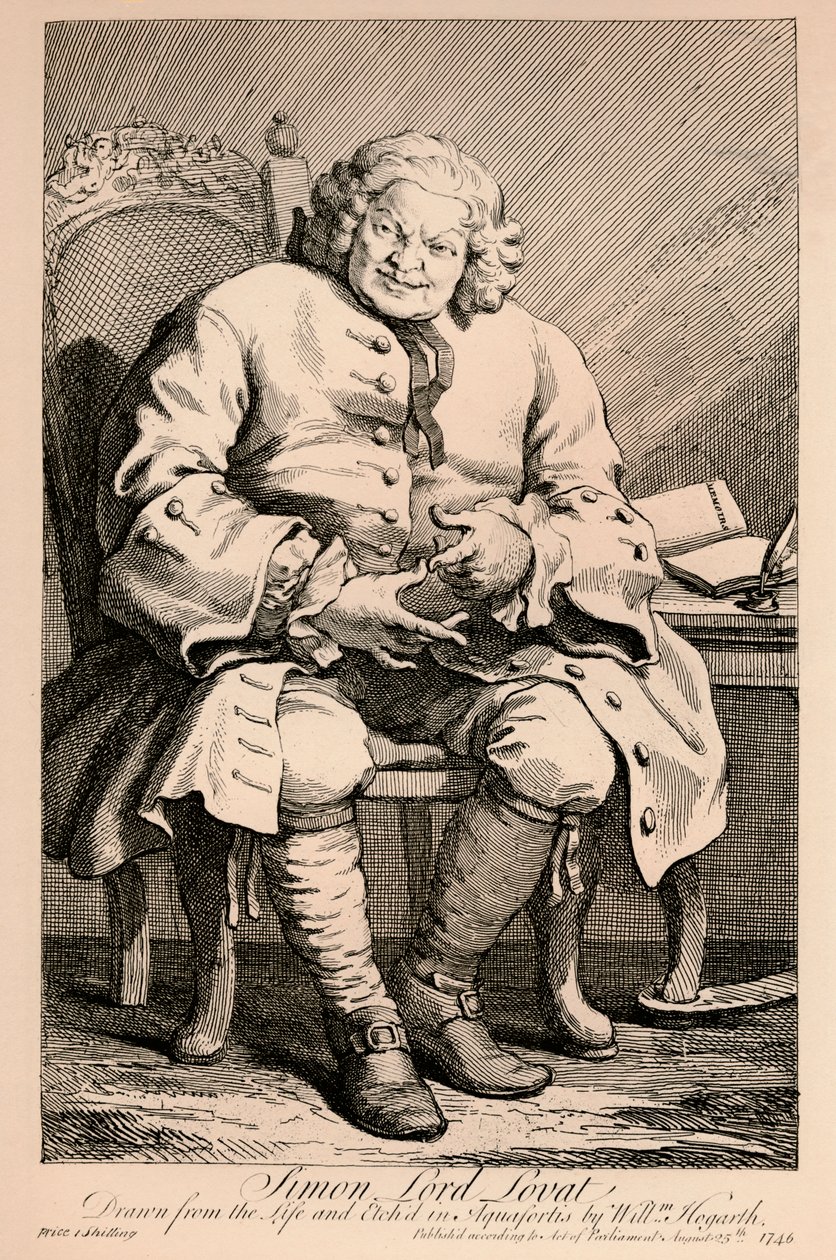 Simon, Lord Lovat, 1746 alkotó: William Hogarth