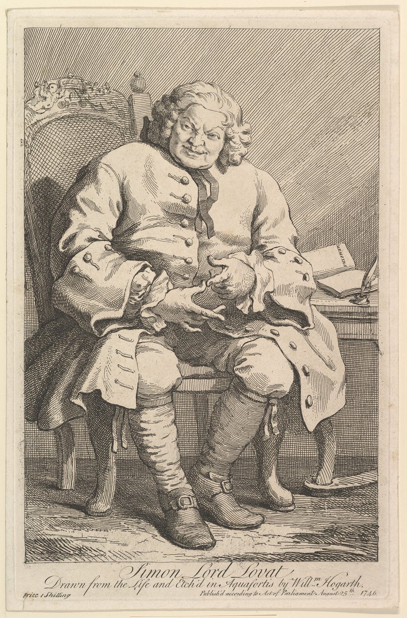 Simon Lord Lovat, 1746. alkotó: William Hogarth