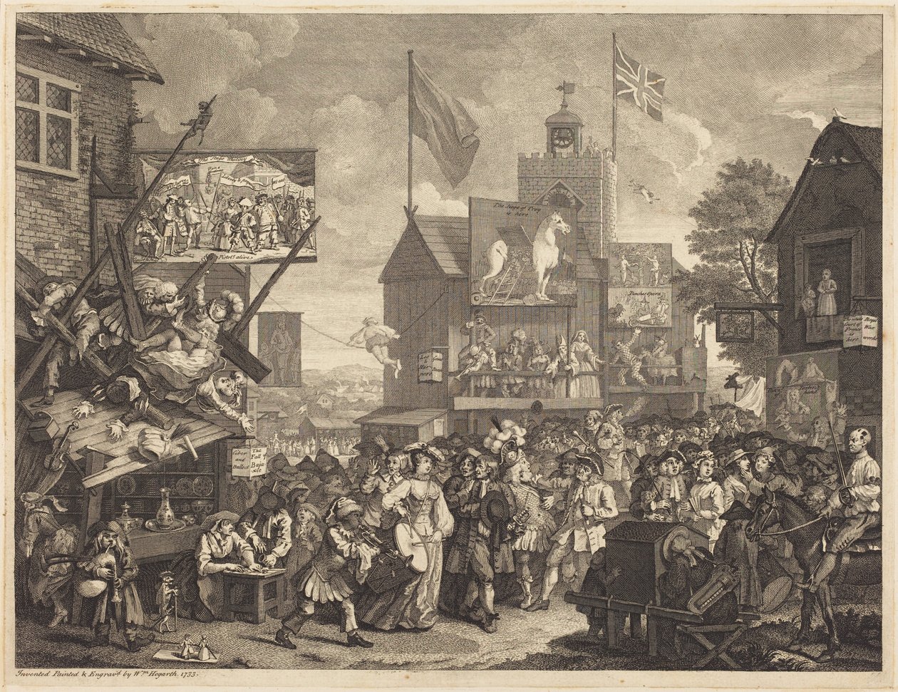Southwark-i vásár alkotó: William Hogarth
