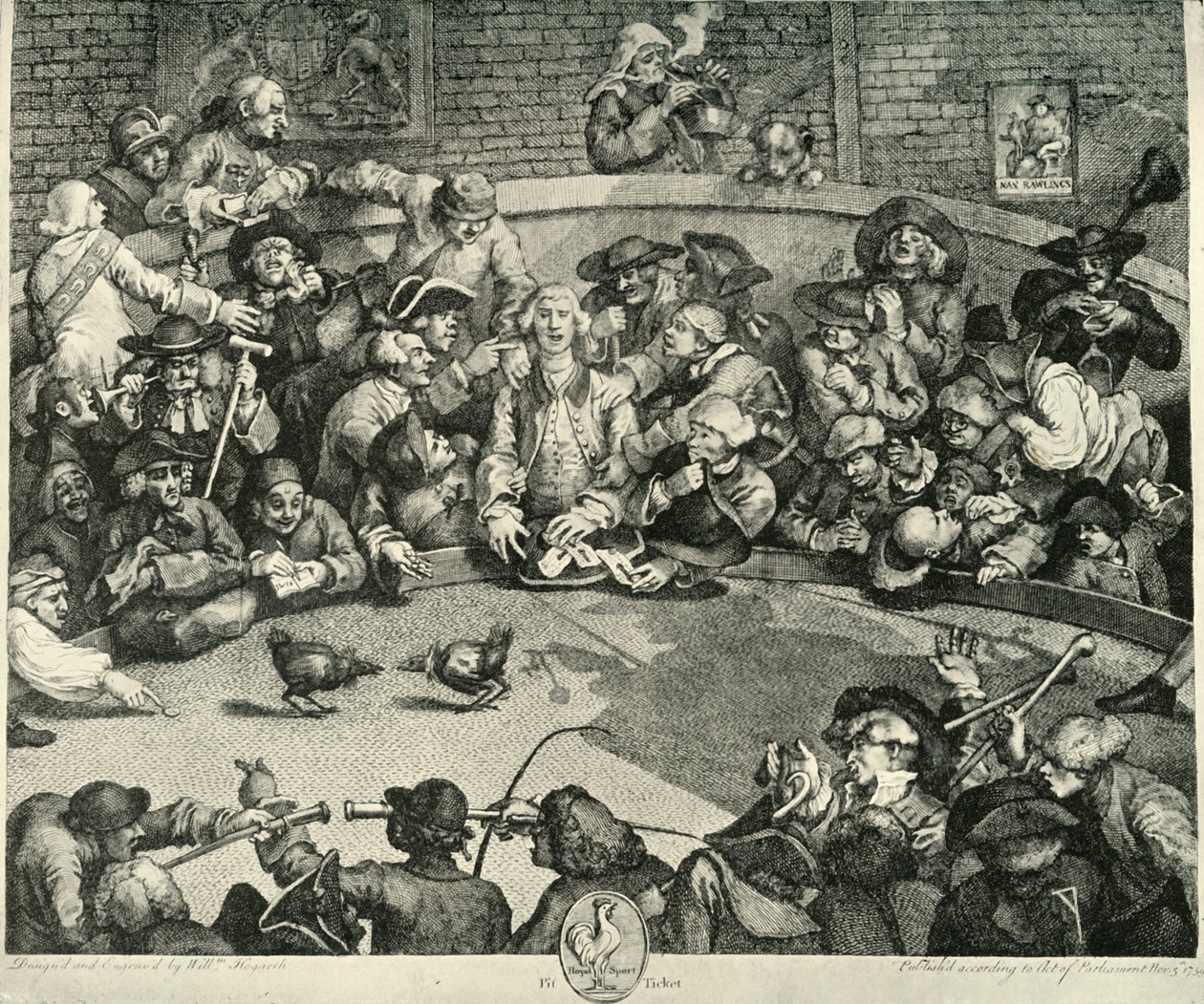 Sport a tizennyolcadik században, 1720-1764, 1925. alkotó: William Hogarth