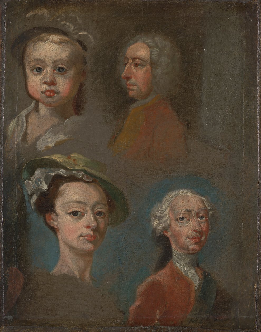 Tanulmányok a fejekről alkotó: William Hogarth