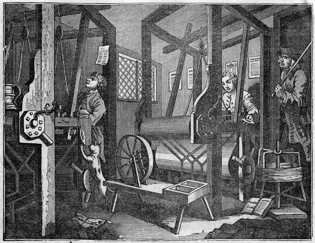 TEXTILGYÁR alkotó: William Hogarth
