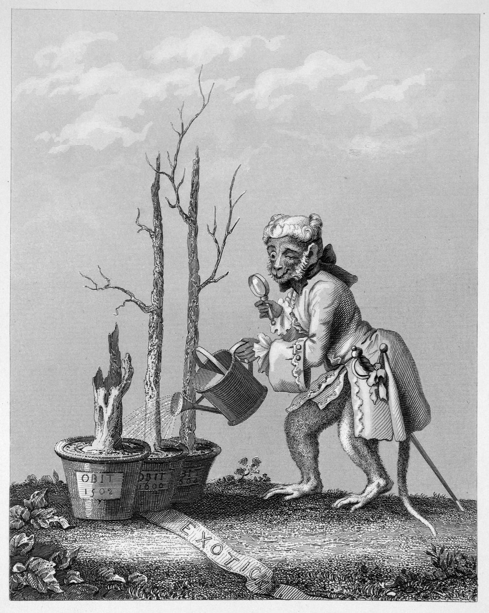 Tail, Piece to the Artists katalógus, 1761 alkotó: William Hogarth