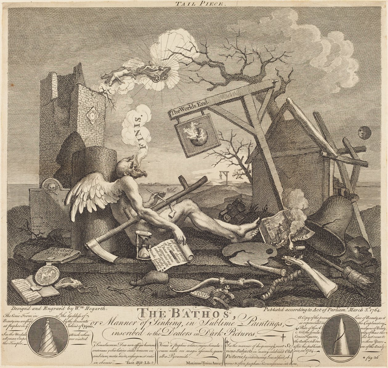 Tailpiece, vagy a Bathos alkotó: William Hogarth