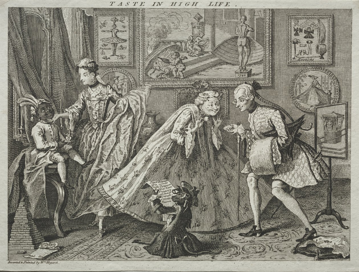 Ízlés a felső társaságban alkotó: William Hogarth