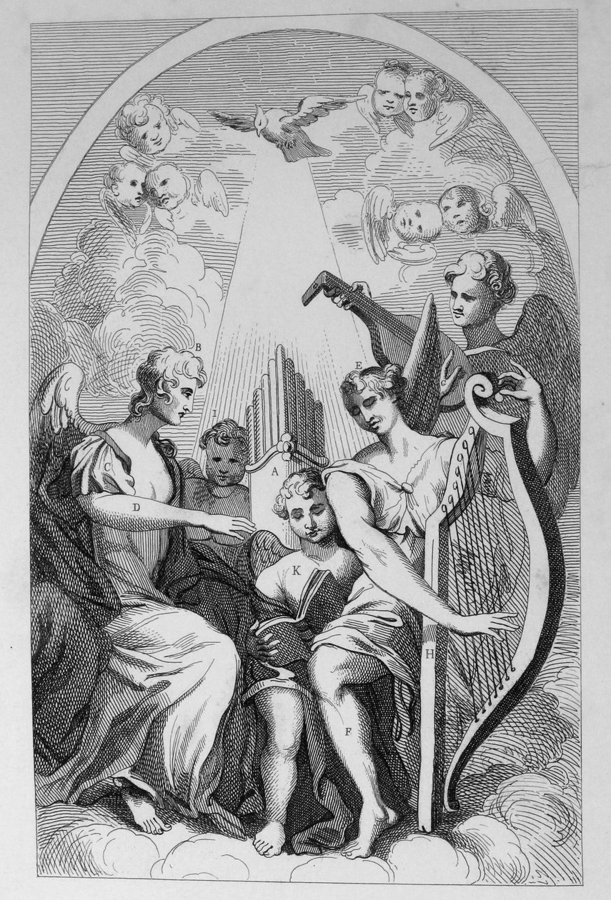 St Clements Danes oltárképe, Strand alkotó: William Hogarth