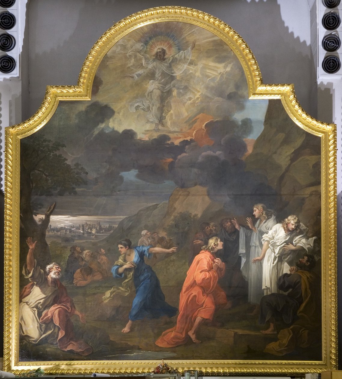 Szent Mária Redcliffe oltárképe (jobb oldali panel) alkotó: William Hogarth