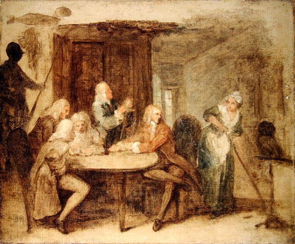 Antikváriumok (olaj, vászon) alkotó: William Hogarth