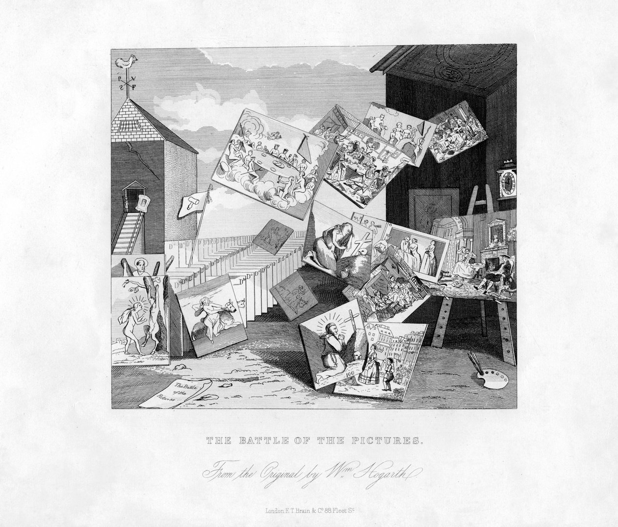 A képek csatája, XIX. alkotó: William Hogarth