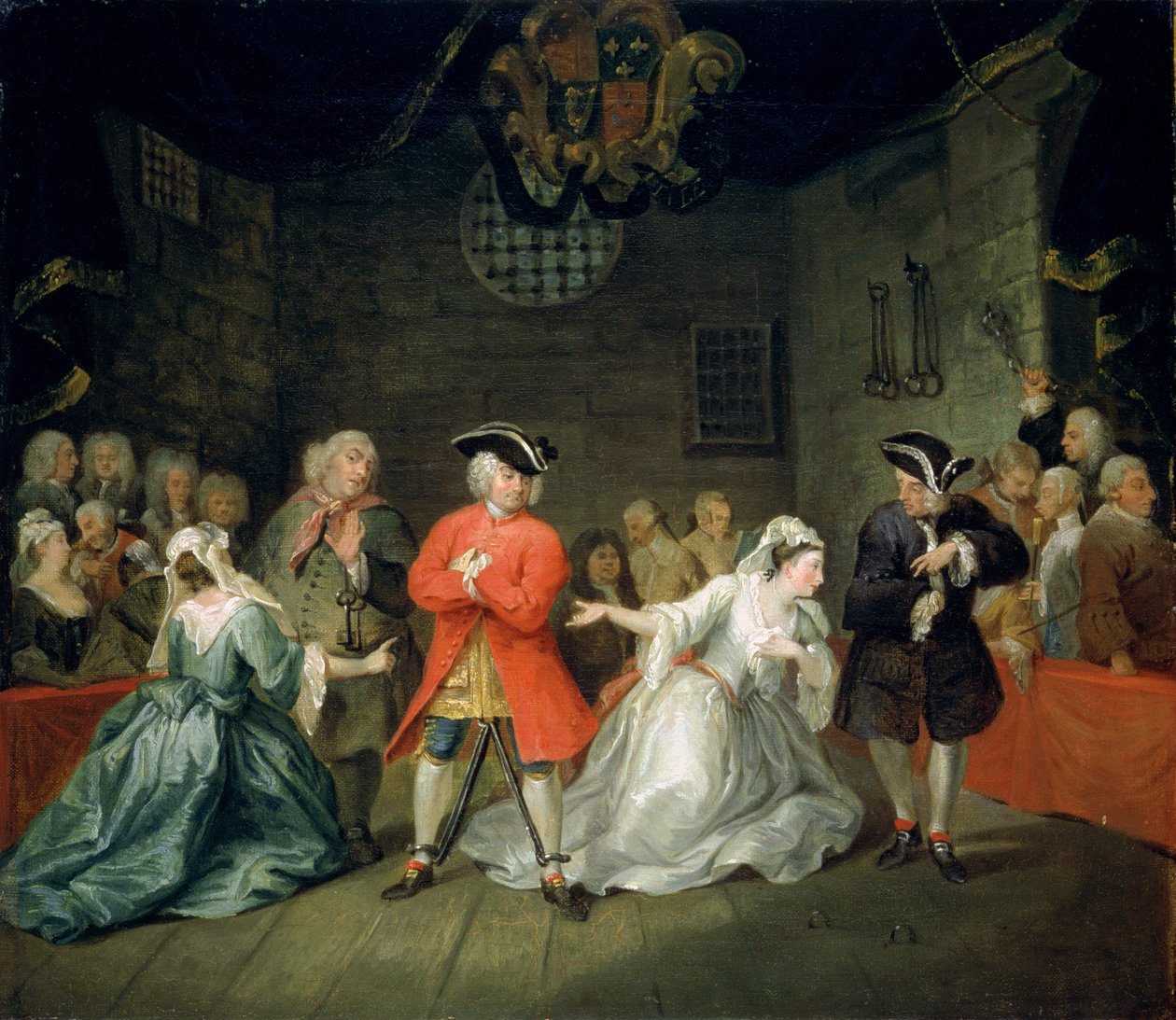 A koldusopera, 1731 körül alkotó: William Hogarth
