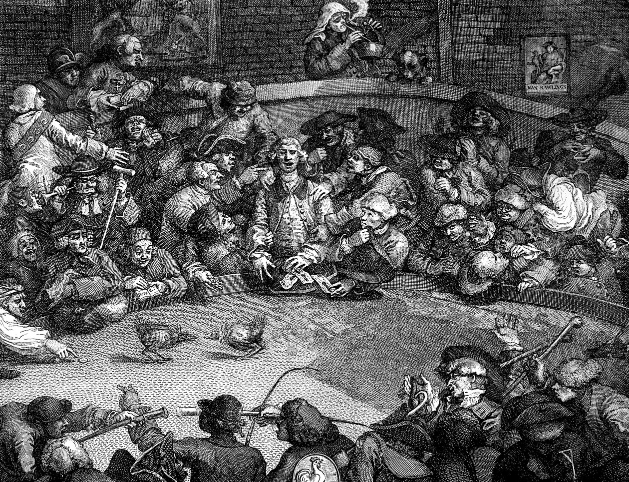 A pilótafülke, 1759. alkotó: William Hogarth