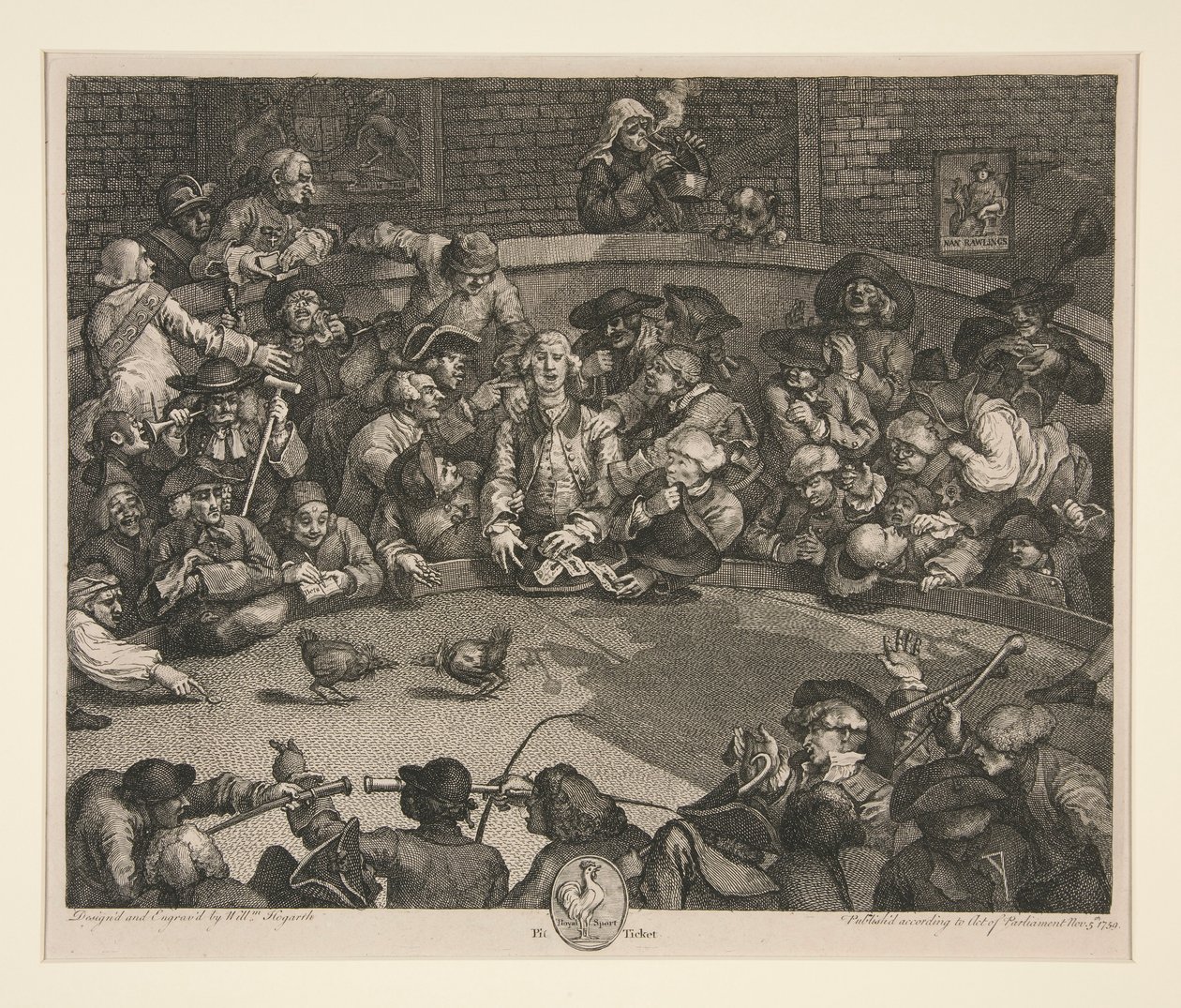 A kakasviadal alkotó: William Hogarth