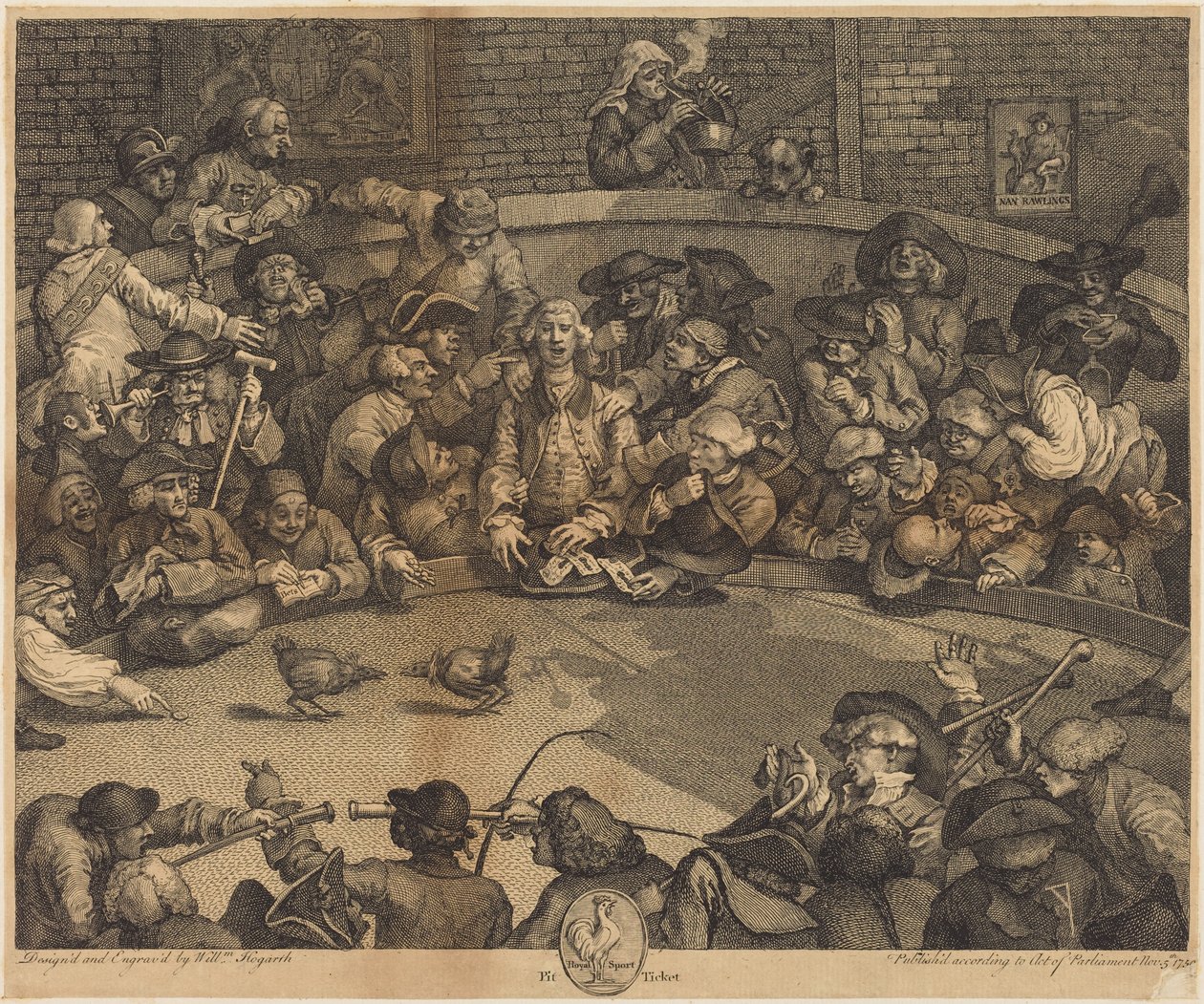 A kakasviadal alkotó: William Hogarth