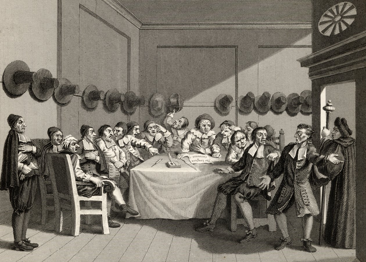 A bizottság Samuel Butler (1612-80) Hudibras című művéből, amelyet Charles Mottram (1807-76) vésett William Hogarth műveiből, 1833-ban jelent meg. alkotó: William Hogarth
