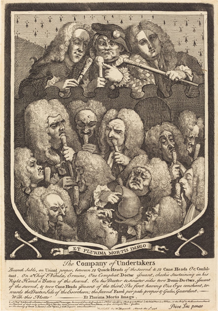 A Vállalkozók Társasága alkotó: William Hogarth
