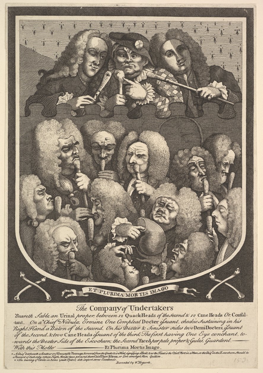 A Vállalkozók Társasága, 1736 után. alkotó: William Hogarth
