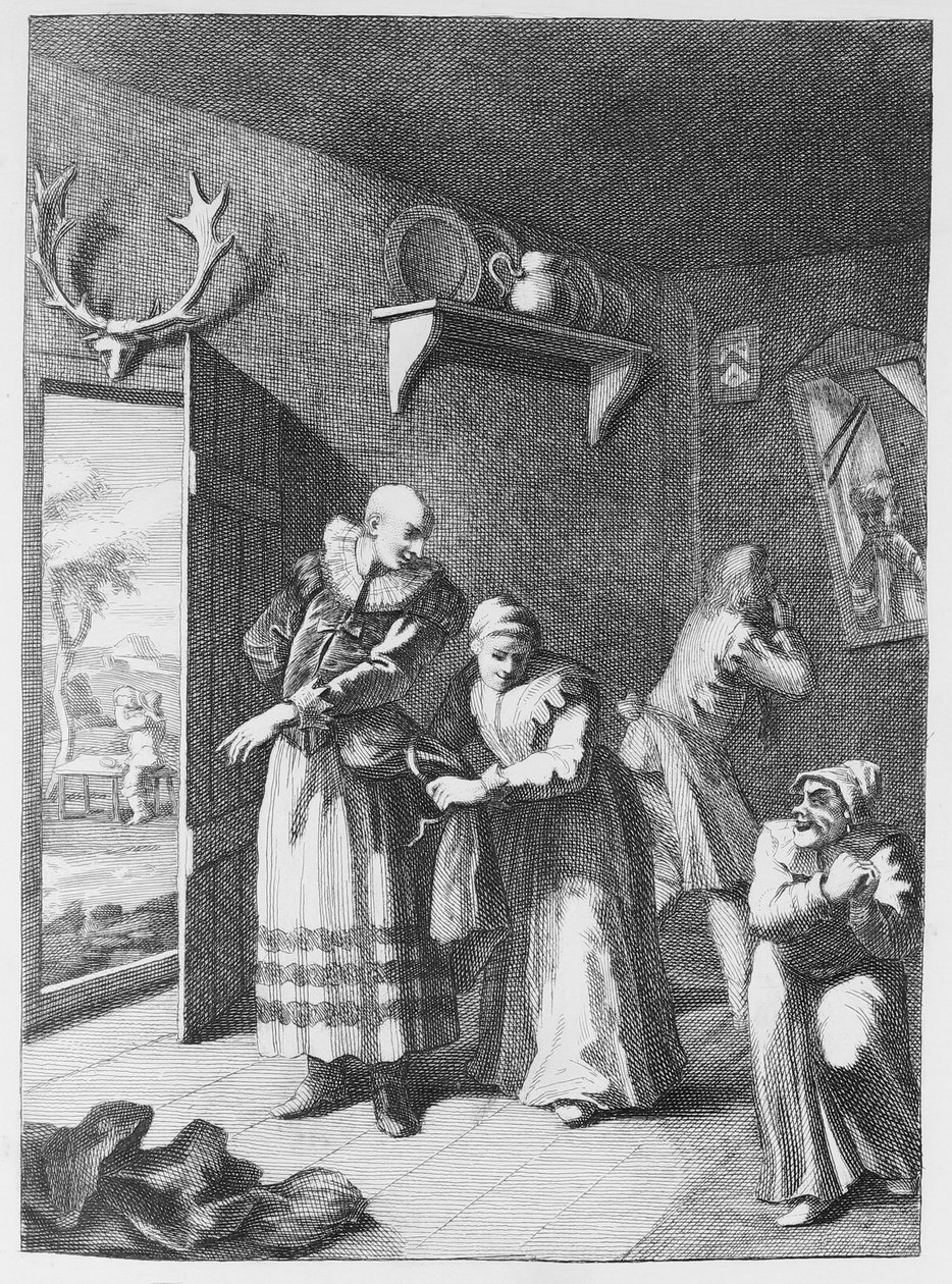 A Curate & Borbély undorodik, hogy hazavigye Don Luixotét alkotó: William Hogarth