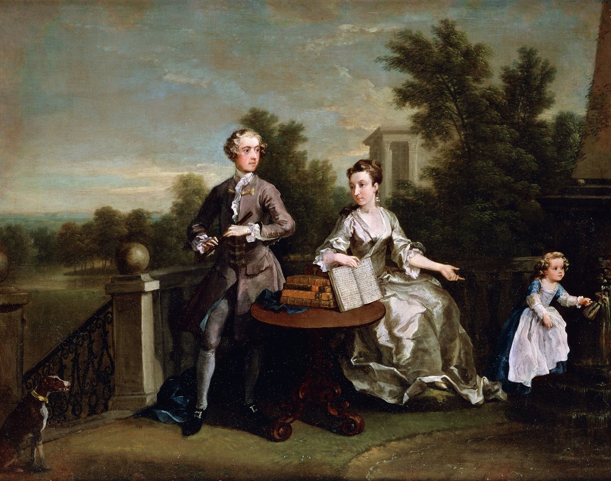 Az Edwards Hamilton család alkotó: William Hogarth