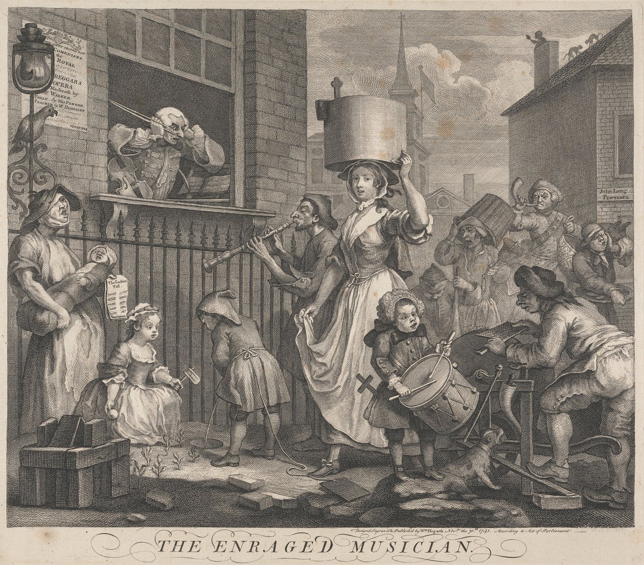 A dühös zenész alkotó: William Hogarth