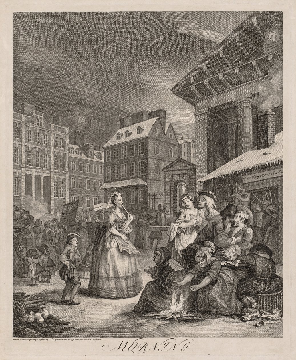 A nap négyszerese, 1738. alkotó: William Hogarth