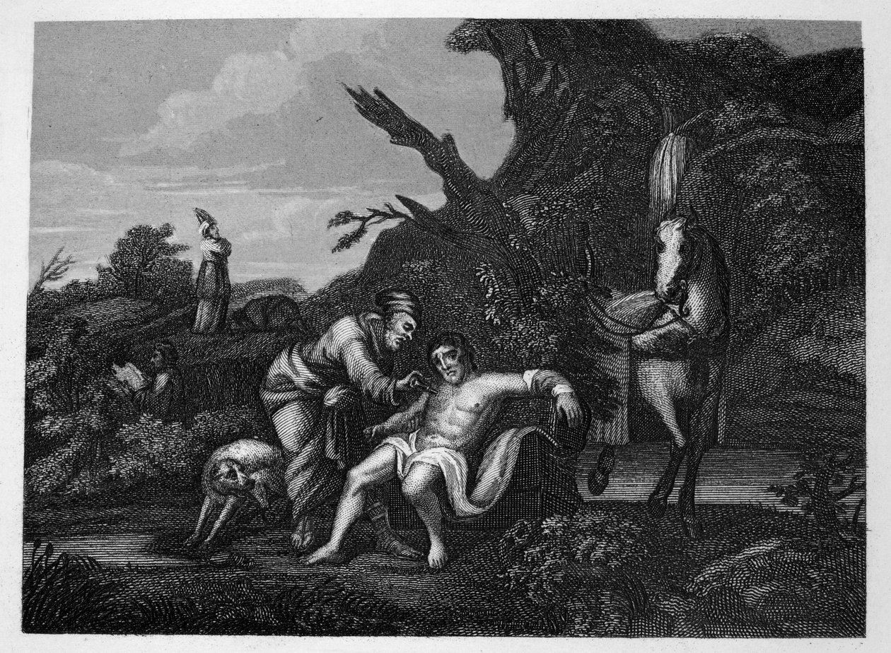 Az irgalmas szamaritánus alkotó: William Hogarth