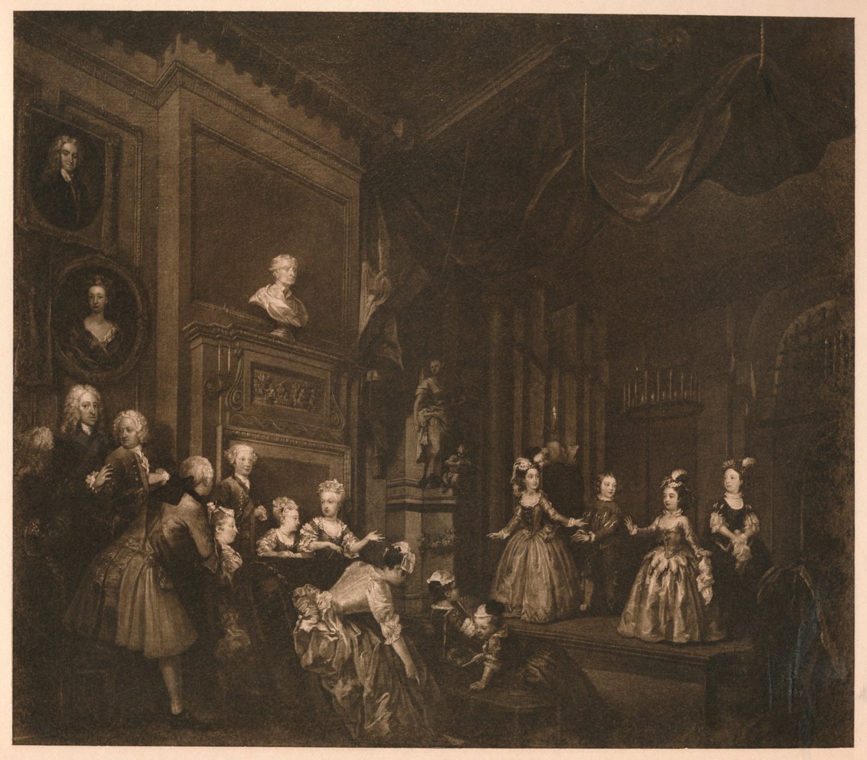 Az indiai császár, 1732 alkotó: William Hogarth