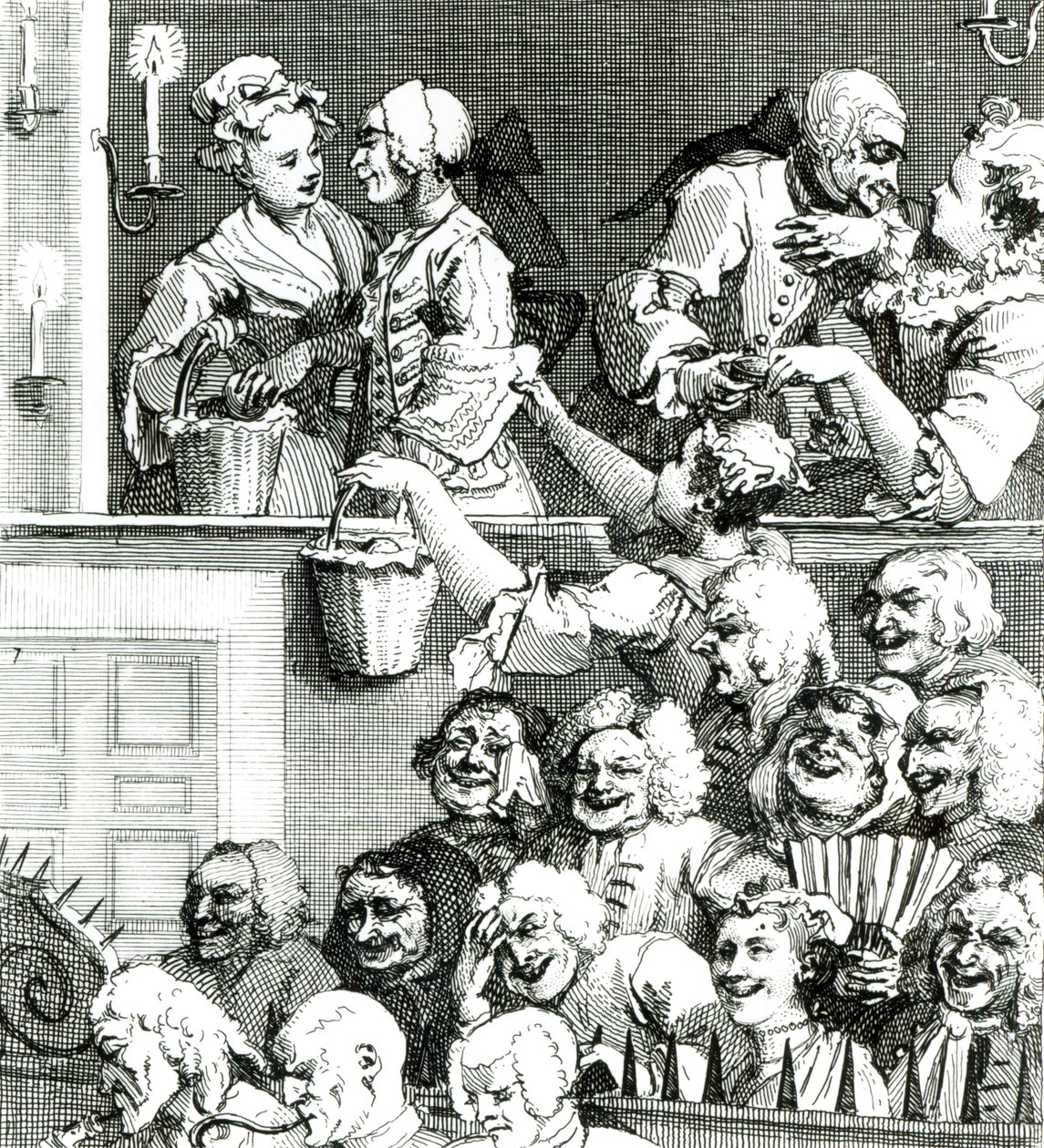 A nevető közönség, 1733 alkotó: William Hogarth