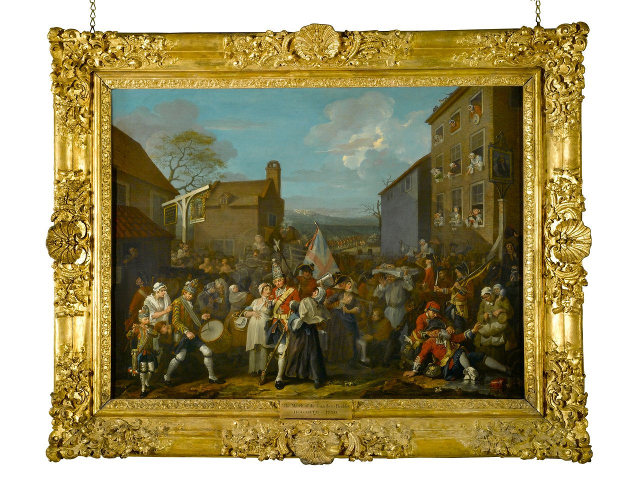 Az őrök menete Finchley-be, 1750 alkotó: William Hogarth