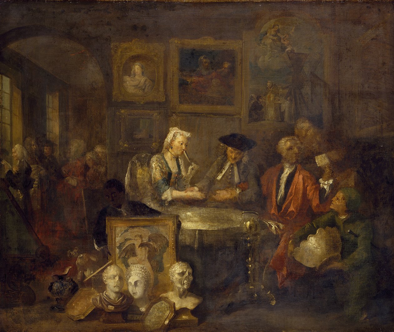 A házassági szerződés, 1743 alkotó: William Hogarth