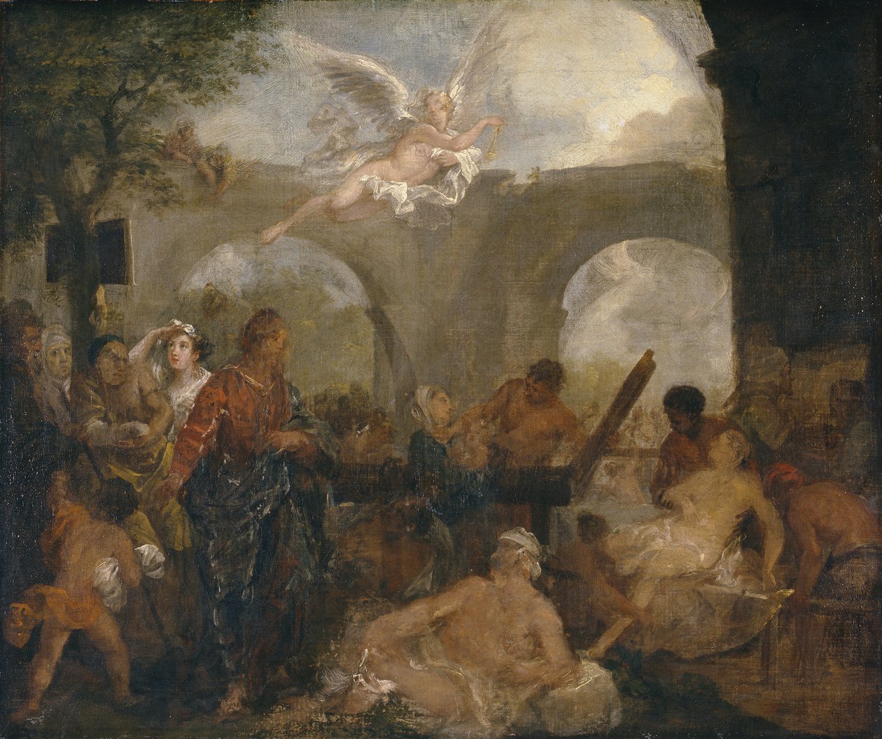 A Bethesda medencéje alkotó: William Hogarth