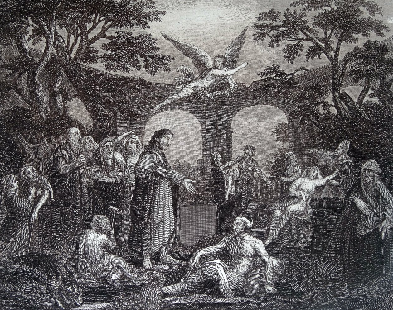 A Bethesda medencéje alkotó: William Hogarth