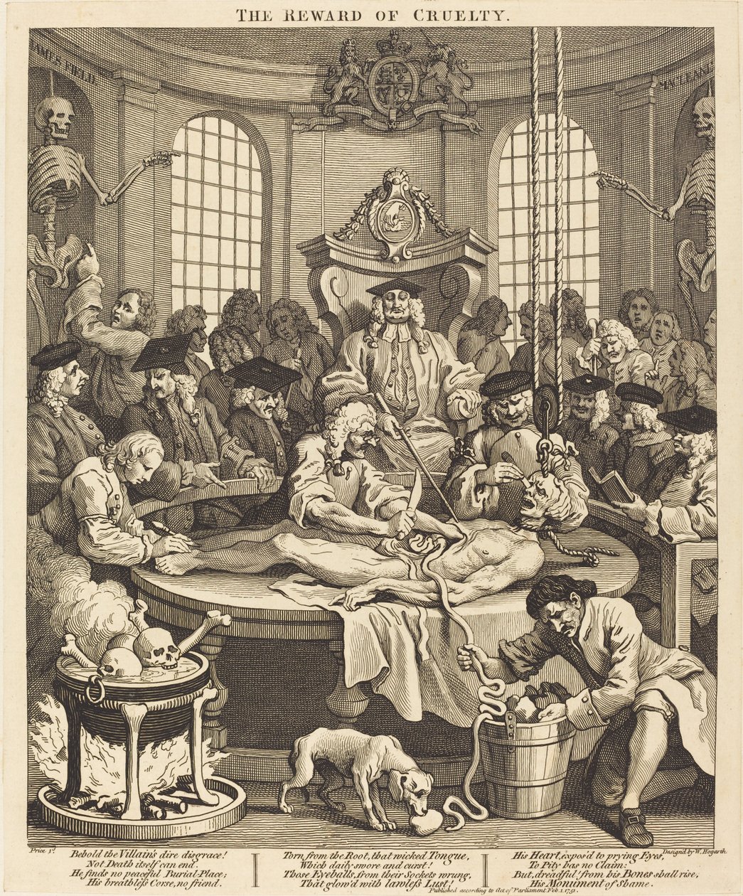 A kegyetlenség jutalma alkotó: William Hogarth