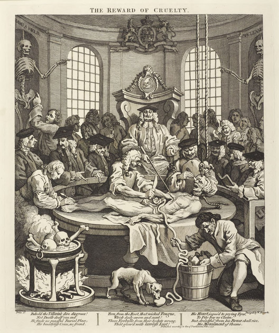 A kegyetlenség jutalma alkotó: William Hogarth