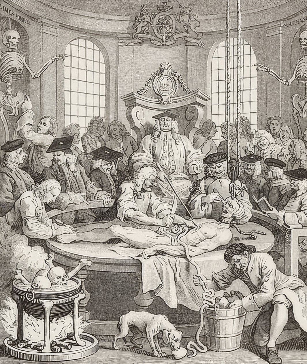 A kegyetlenség jutalma. From: The Four Stages of Cruelty / A kegyetlenség négy szakasza. 1751 alkotó: William Hogarth