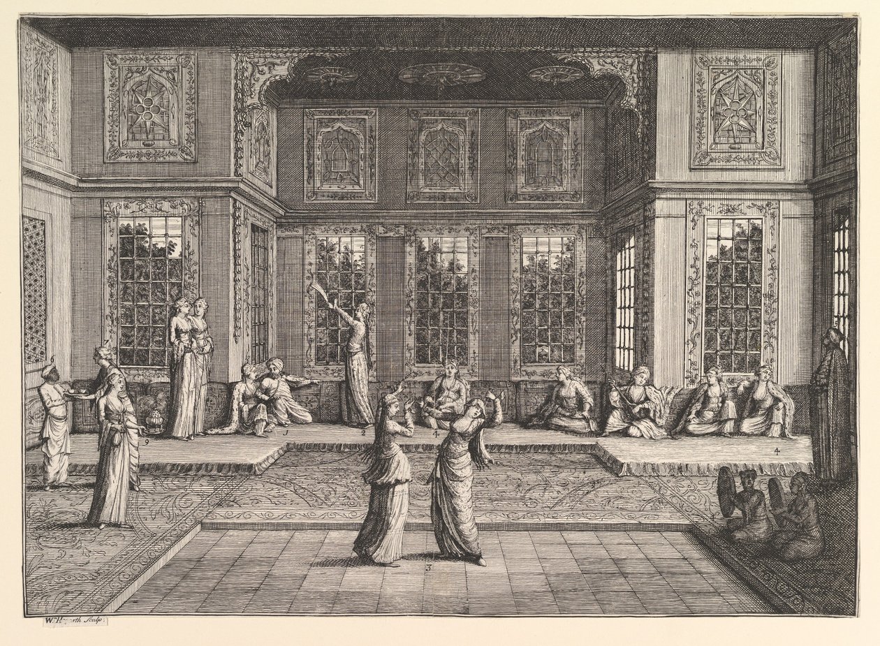 A Seraglio Aubry de La Mottrayes beutazza Európát, Ázsiát és ... egy részét, 1723-24. alkotó: William Hogarth