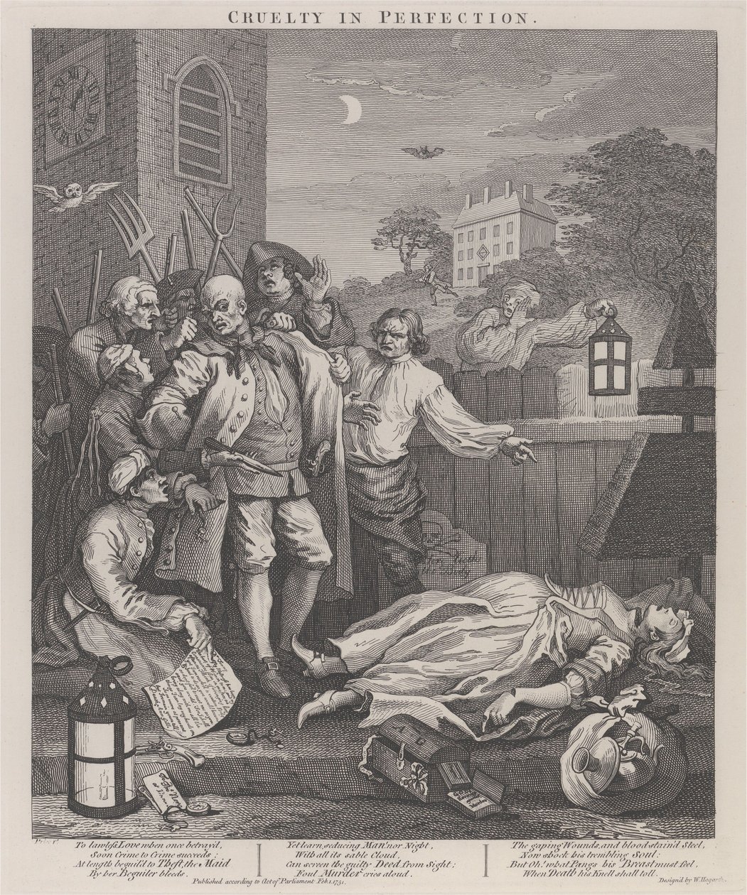 A kegyetlenség harmadik foka: A tökélyre vitt kegyetlenség alkotó: William Hogarth