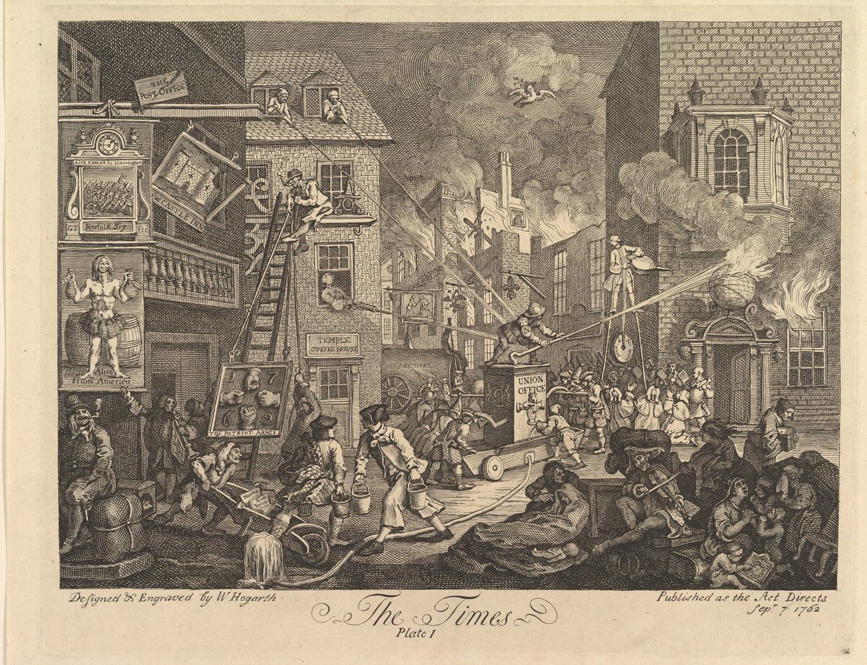 The Times, 1. táblázat alkotó: William Hogarth