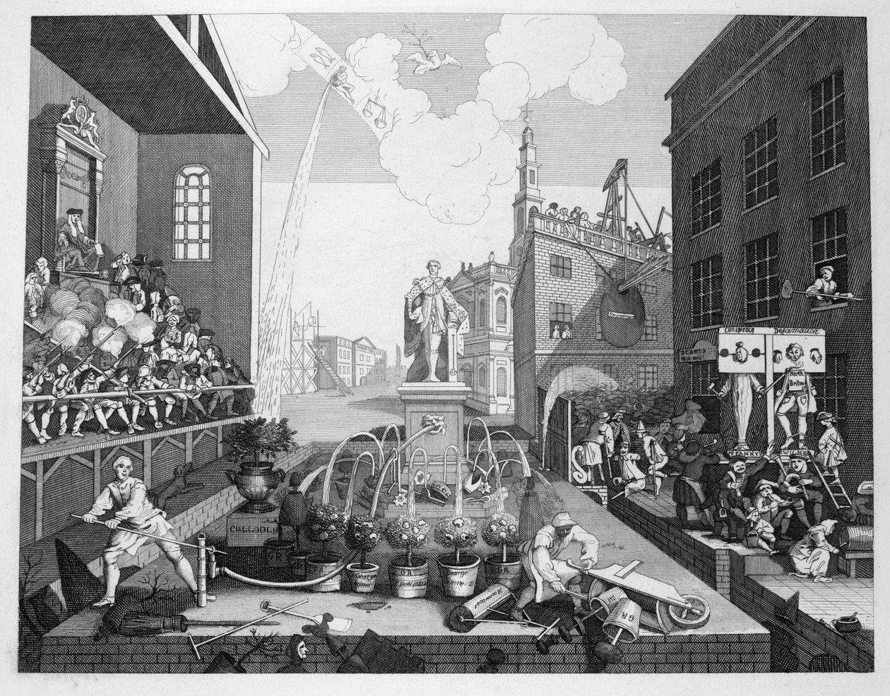 The Times, 2. tábla alkotó: William Hogarth