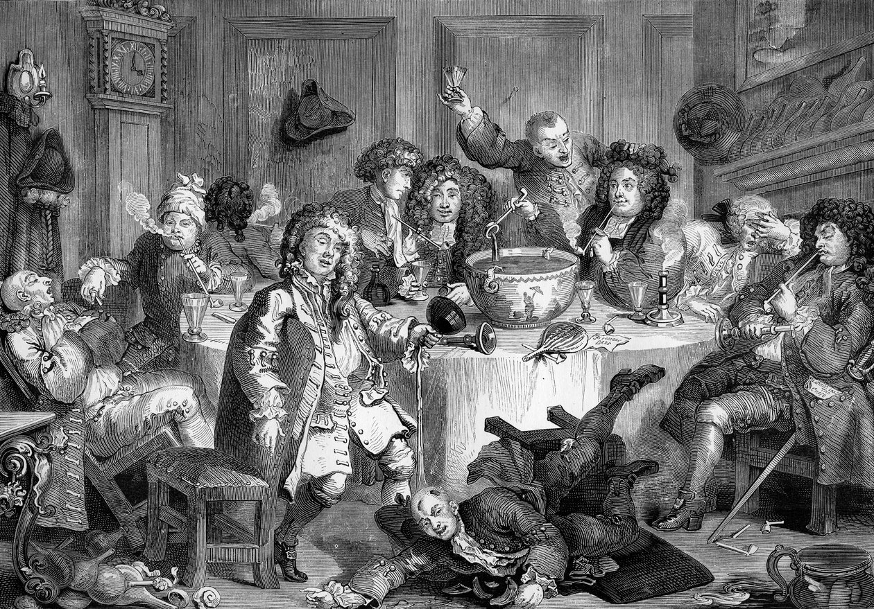 William Hogarth éjféli beszélgetése alkotó: William Hogarth