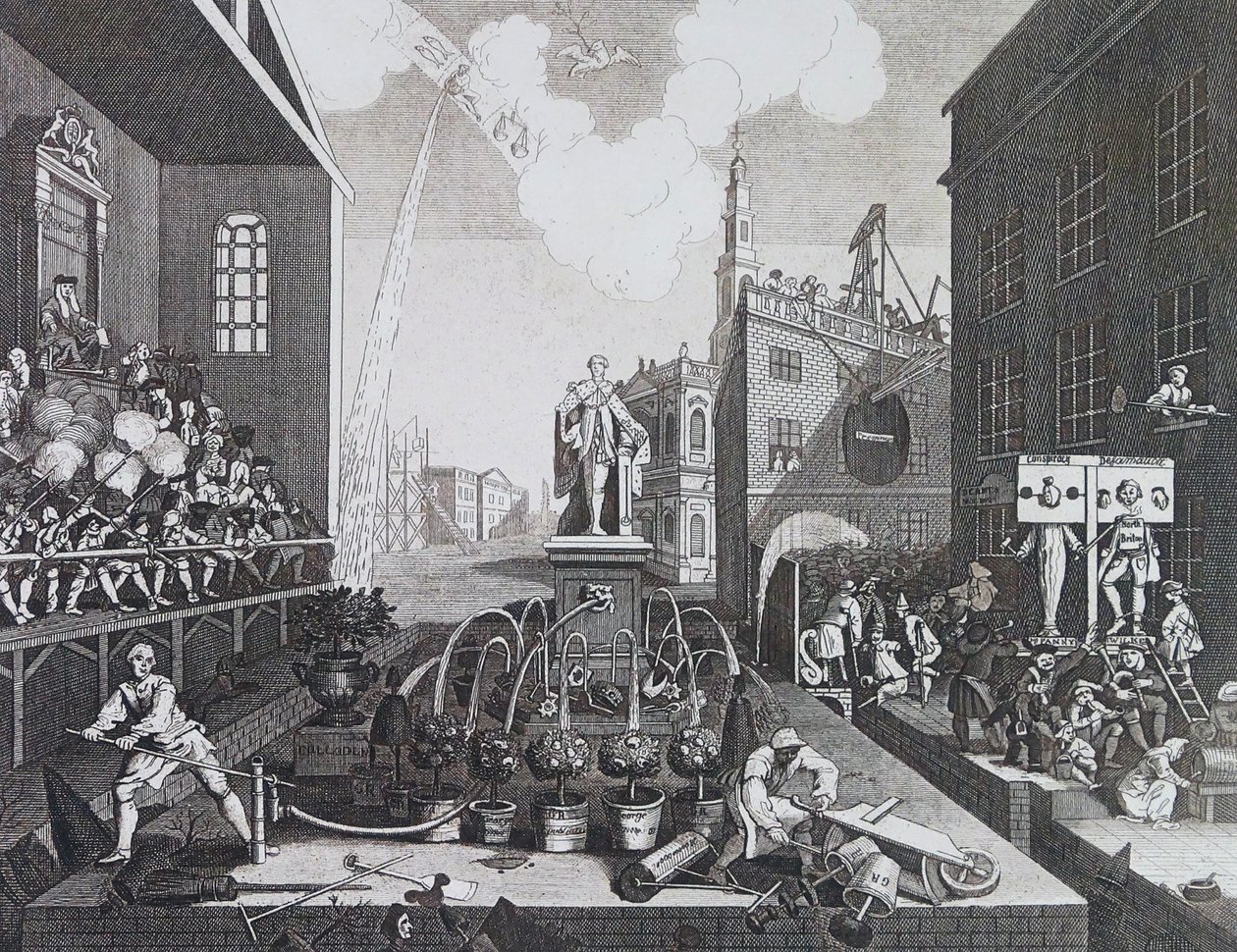 Két bûnözõ álszentben vagy részvényekben Londonban alkotó: William Hogarth