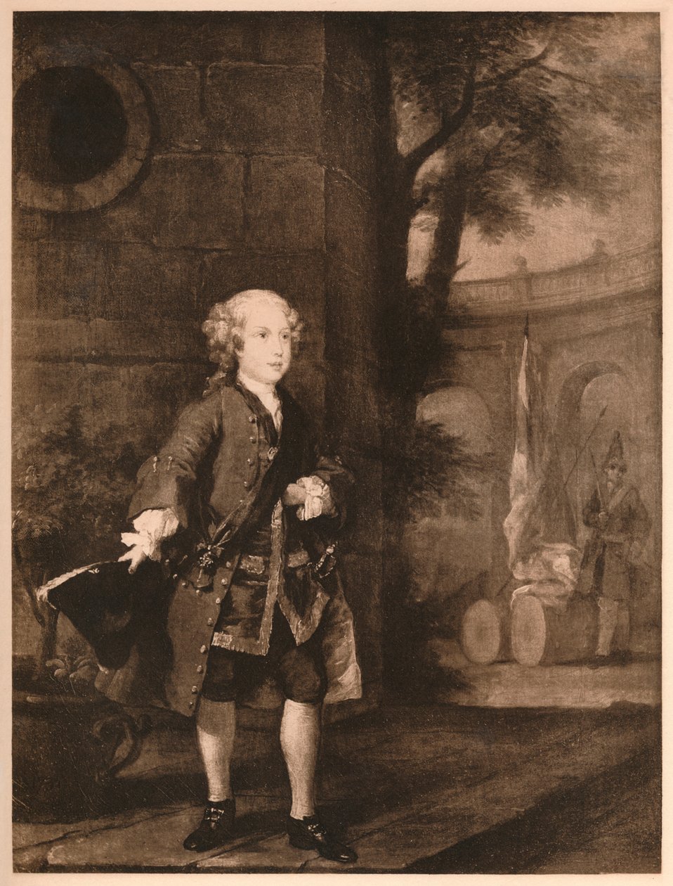 William Augustus, Cumberland hercege, 1732 alkotó: William Hogarth